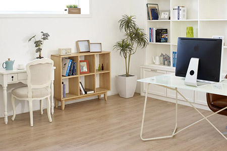 Commercial flooring in an American office space