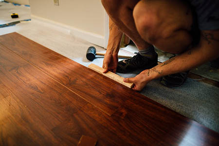 Laminate flooring installation from National Floors Direct