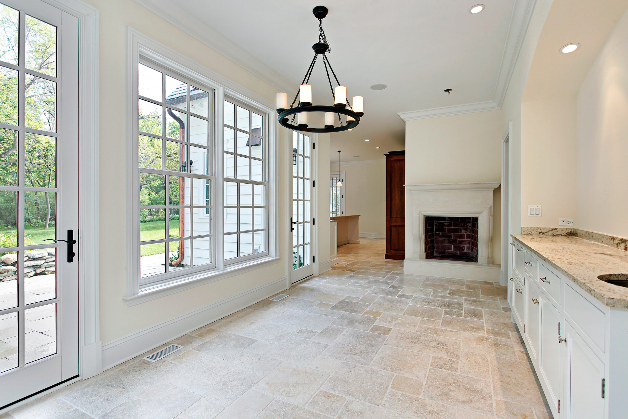 Stone look flooring from National Floors Direct