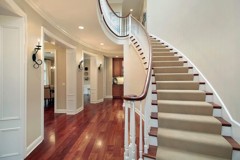 Bullnose vs. Waterfall Carpet on Stairs